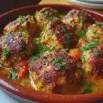 Albóndigas de pollo y zanahoria al horno