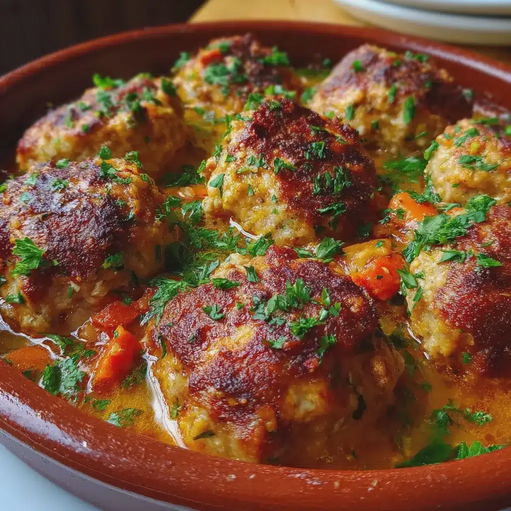 Albóndigas de pollo y zanahoria al horno