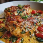 Pollo cremoso estilo toscano