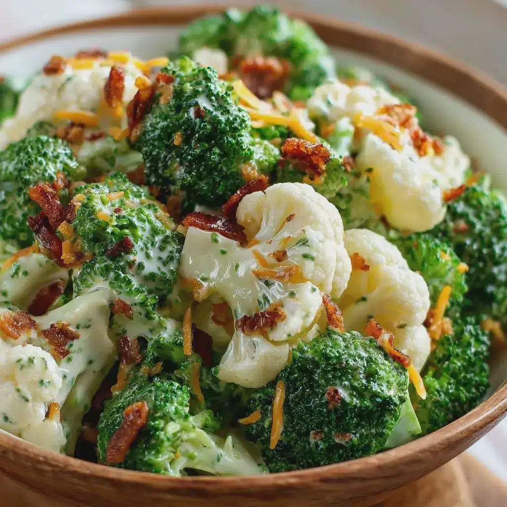 ENSALADA DE BRÓCOLI Y COLIFLOR