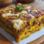 LASAÑA DE PLÁTANO