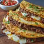 QUESADILLAS DE CARNE Y QUESO 🧀🥩