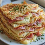 Crepas de Jamón y Queso a cambio de un simple gracias.