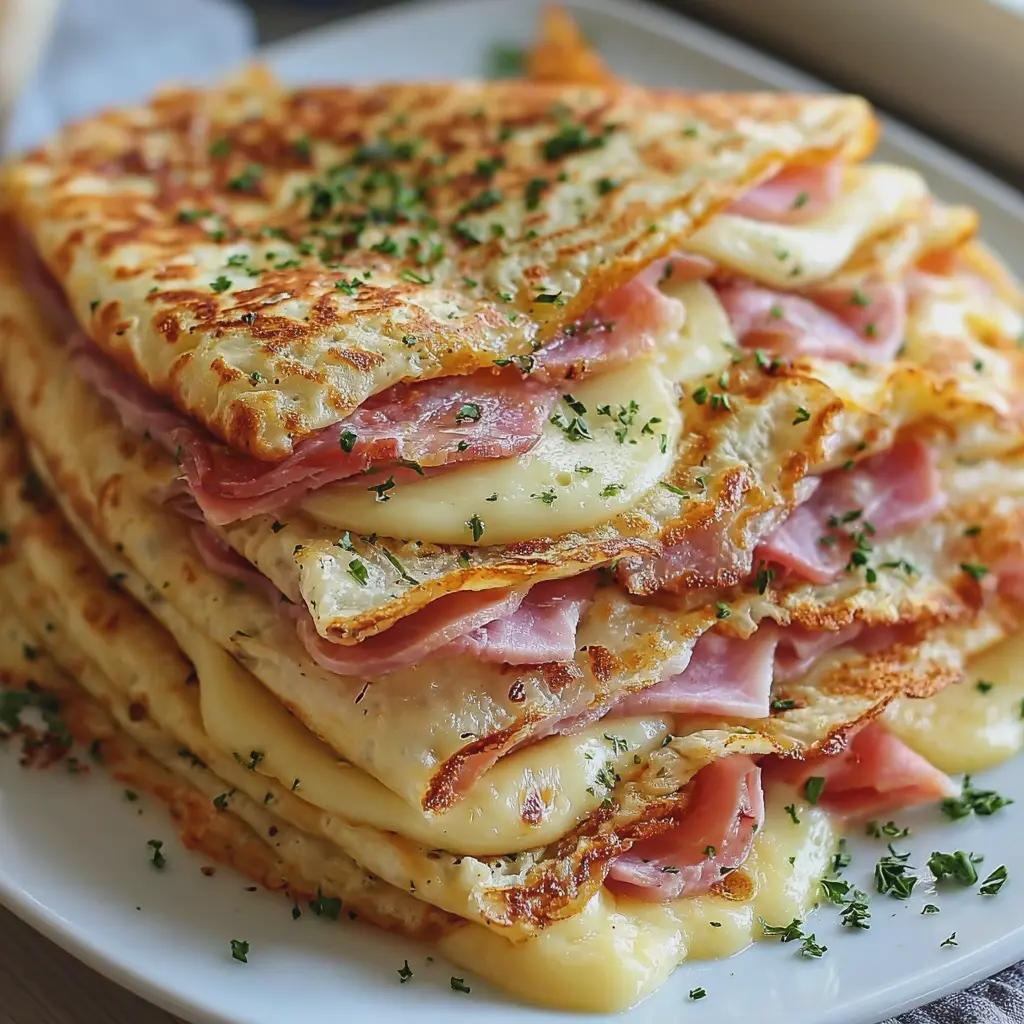 Crepas de Jamón y Queso a cambio de un simple gracias.