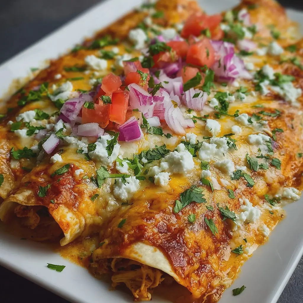ENCHILADAS DE POLLO CON QUESO 😋🌮