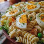 ENSALADA FRÍA DE PASTA CON HUEVO 🥚🍝