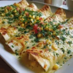 Enchiladas Cremosas con Maíz