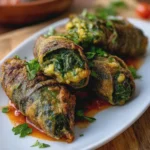 Acelgas rellenas rebozadas