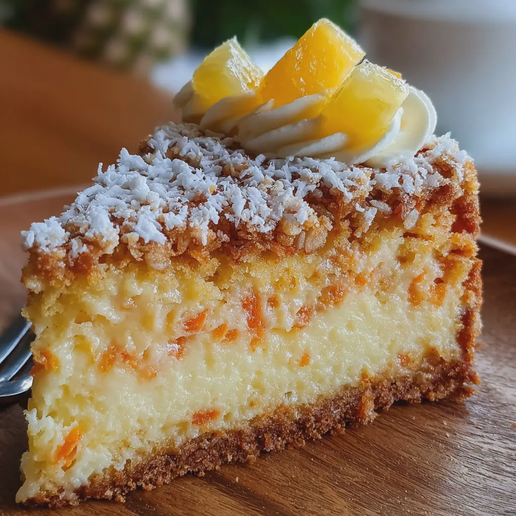 Pastel de Zanahoria y Piña