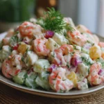 Ensalada rusa con camarones
