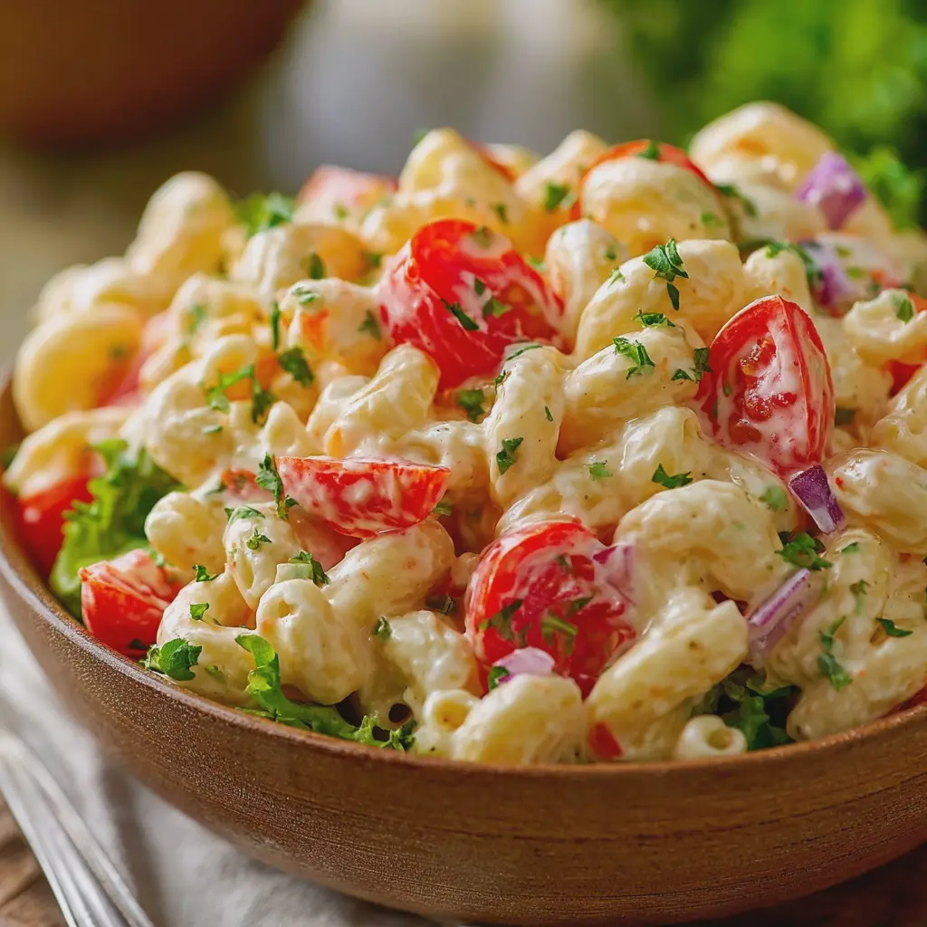 Ensalada Cremosa de Macarrones