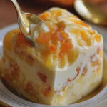 Gelatina de Queso Crema con Zanahoria y Piña