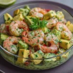 Ensalada Cremosa de Camarones con Aguacate