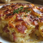 Patatas Gratinadas con Queso y Bacon de Pavo