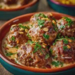 Albóndigas en Salsa de Almendras Caseras