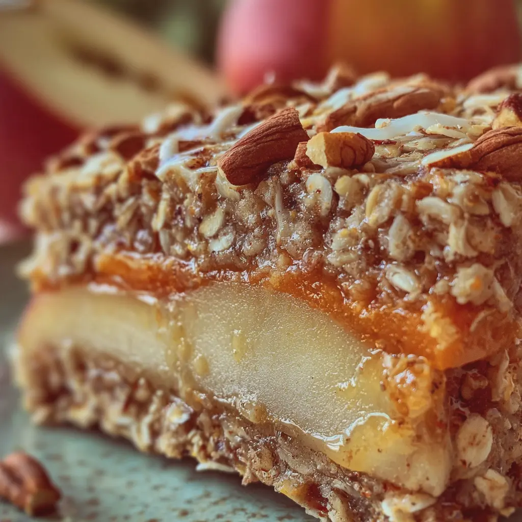 Pastel saludable de avena, manzana y zanahoria