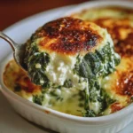 Gratinado de Espinacas y Ricotta