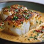 Bacalao con Salsa Cremosa de Mostaza