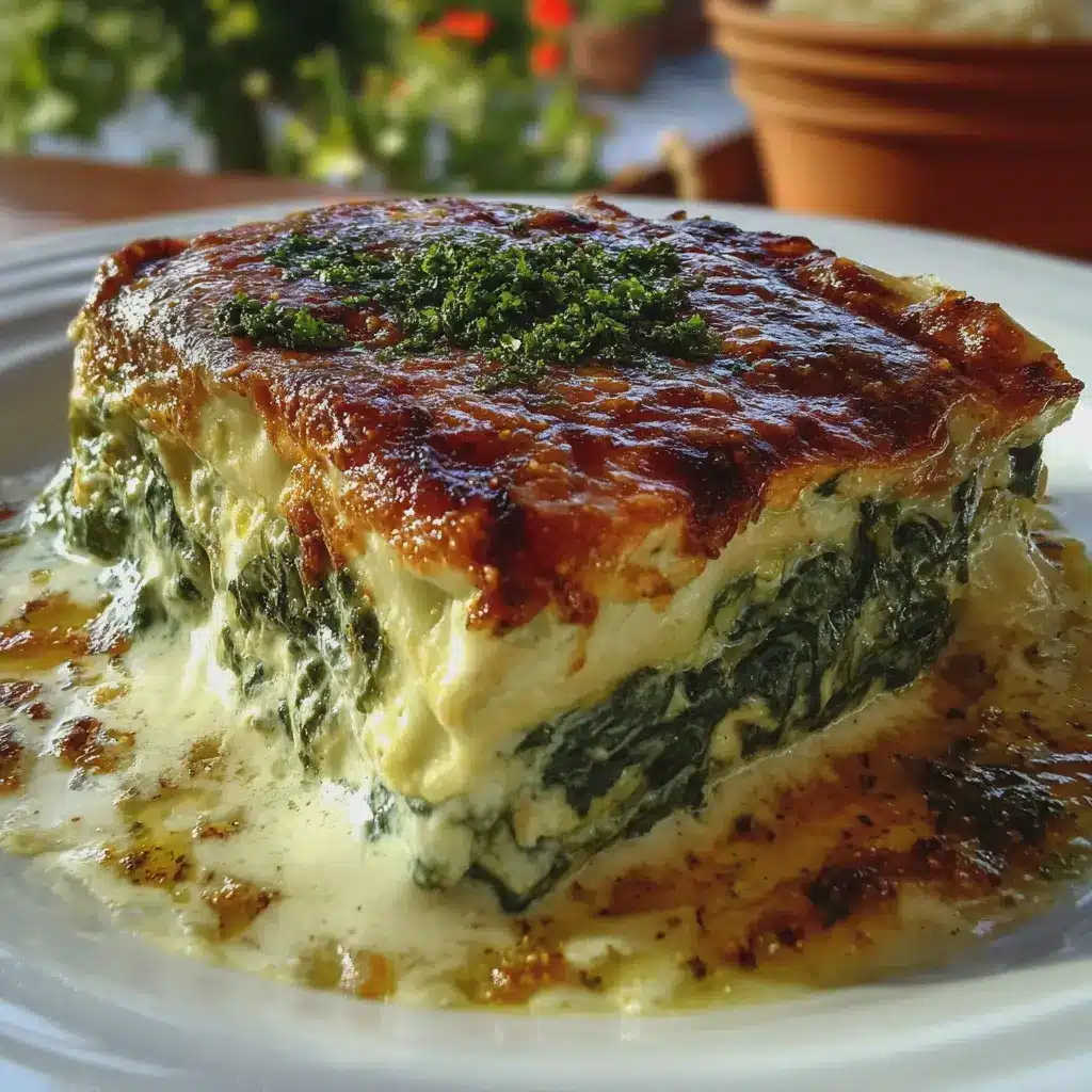 Lasaña de Espinacas Cremosa