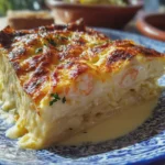 Lasaña de a la mantequilla de ajo
