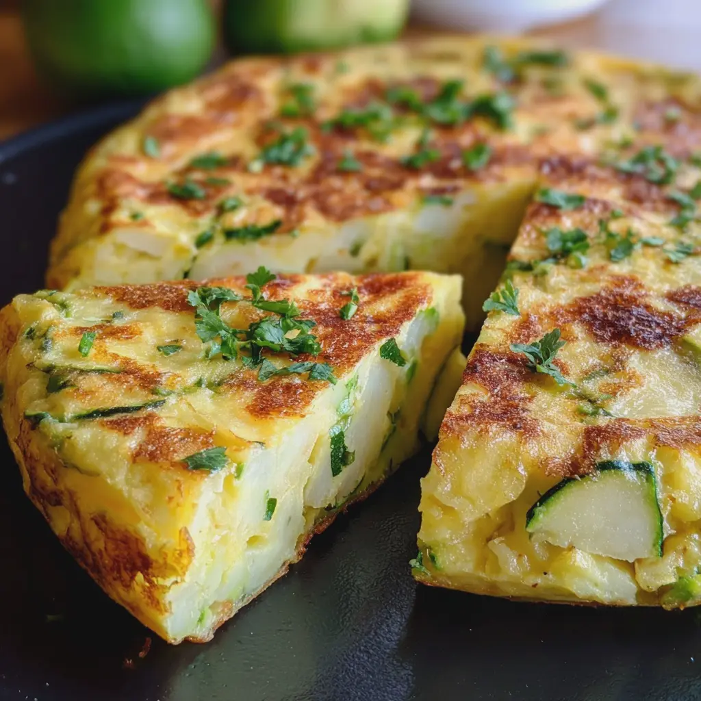 Tortilla de Patatas y Calabacín