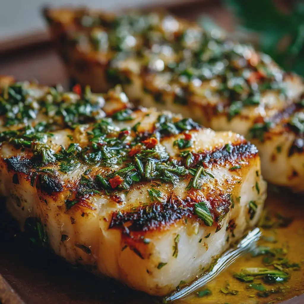 Pescado a la Parrilla con Hierbas